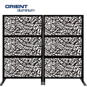 Mellow Free Design Laser Cut Partition Metal Screen Restaurant Wall Panel