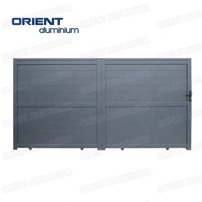 modern design aluminium cantilever gate automatic gate aluminium good quality aluminium gate frame