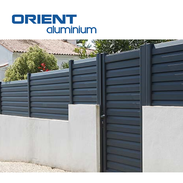 outdoor modern design aluminium louver fence panels hot sale aluminium panel fence