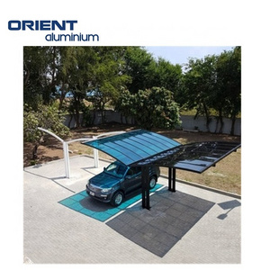 Professional single & double car parking shade/modern design waterproof sun shade carport