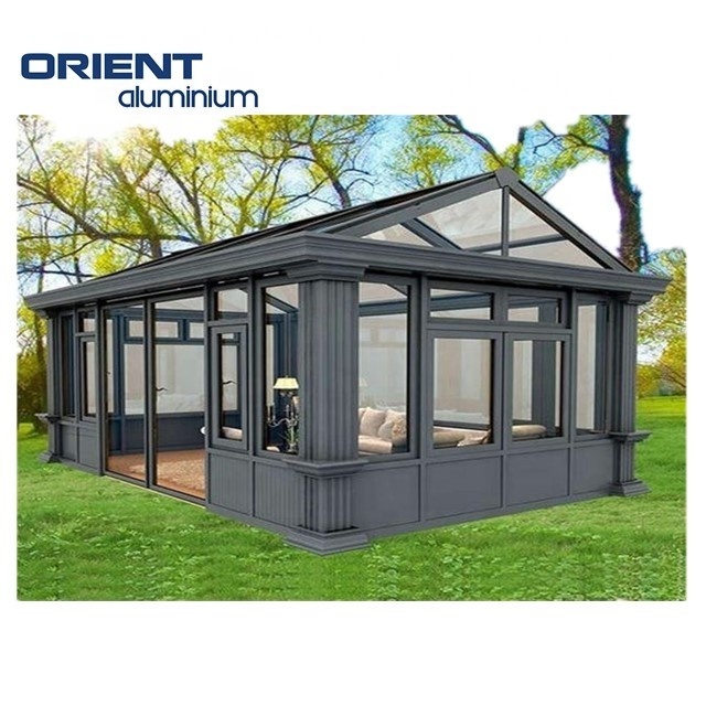 Factory supply High Quality Aluminium Garden House Mini Greenhouses water proof outdoor gazebo complete kit