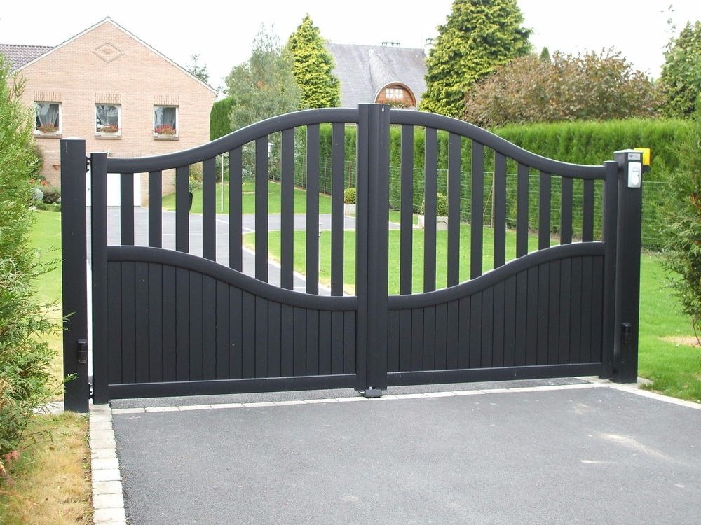 Aluminium walk through gate sliding gates gate designs in sri lanka