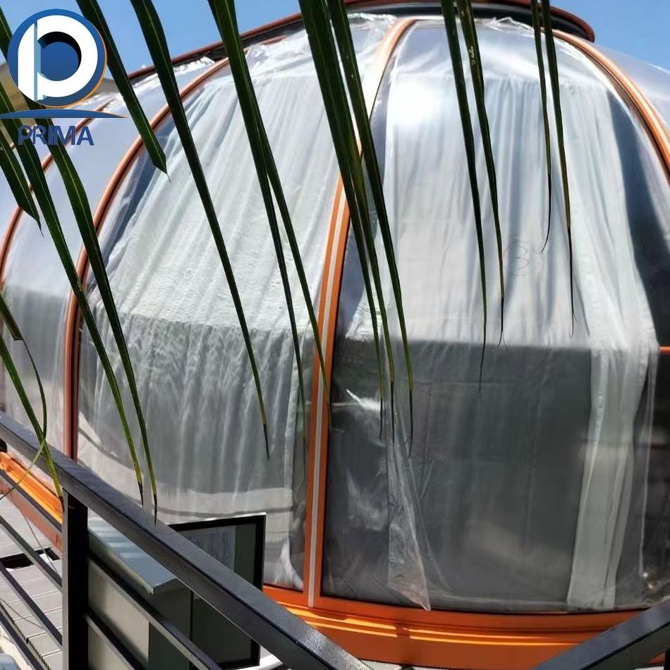 Prima Prefabricated 2 Units Bubble Dome EPS Dome Prefab Home Luxury Stories EPS Dome Prefab Homes