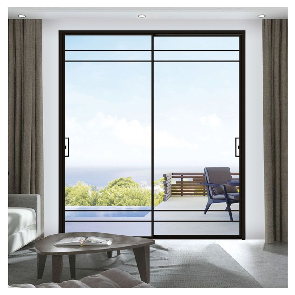 Most Selling Slim Profiles Swing Glass Doors Frame Sliding Luxury Slim  Glass Door