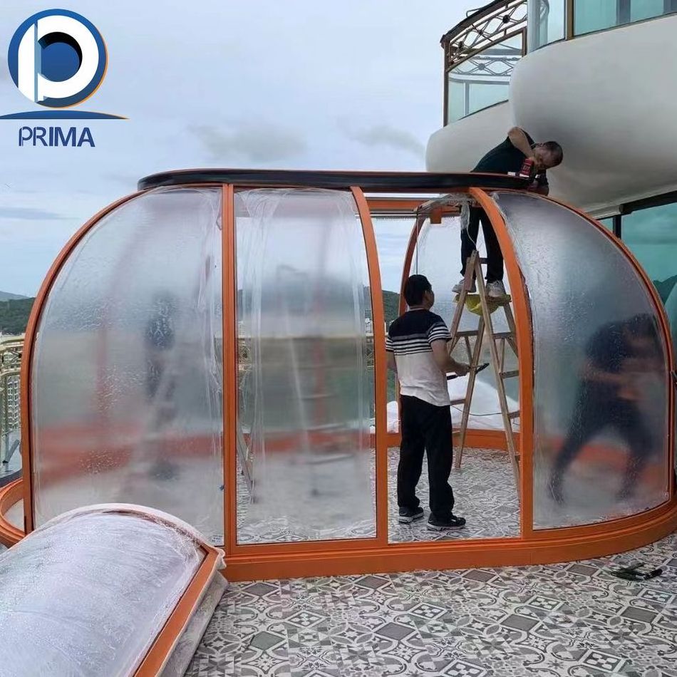 Prima Clear Star Dome Marquee Transparent Bubble Tent Hot Tub Dome Enclosure