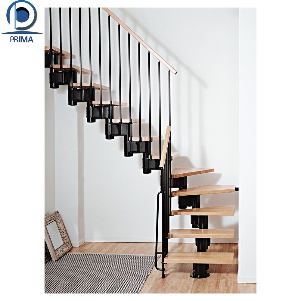 PRIMA Industrial Staircase Wooden Pillar Designs Simple Design Used Staircase For Sale Best Price Staircase Railing Gold