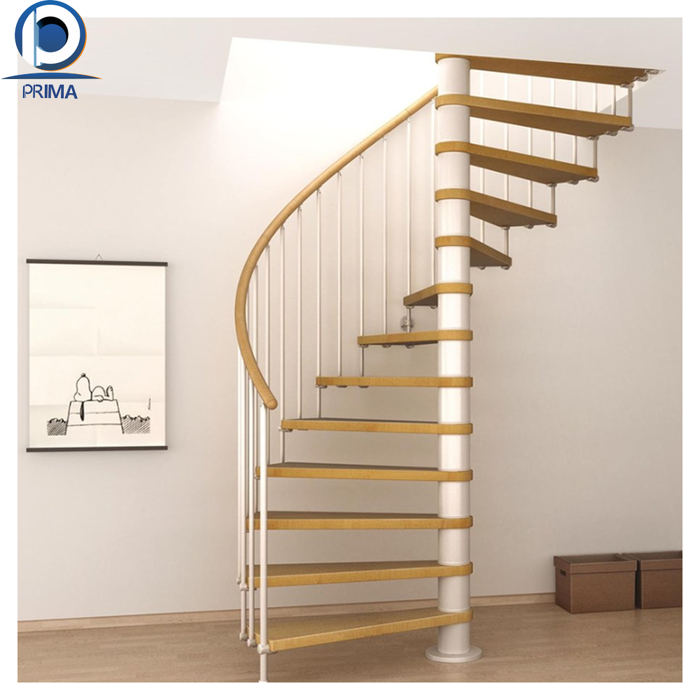 PRIMA Industrial Staircase Wooden Pillar Designs Simple Design Used Staircase For Sale Best Price Staircase Railing Gold