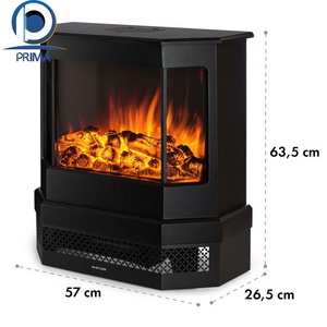 Prima Fireplace Indoor Alcohol Burner Bioethanol Fireplace with Remote Control for Home Decor