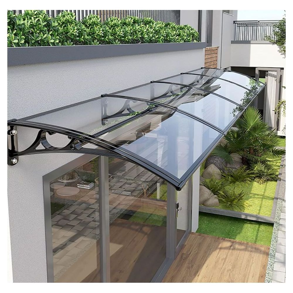 Wall Mounted Garden Aluminum Gazebo Patio Roof Polycarbonate Awning Canopy Outdoor