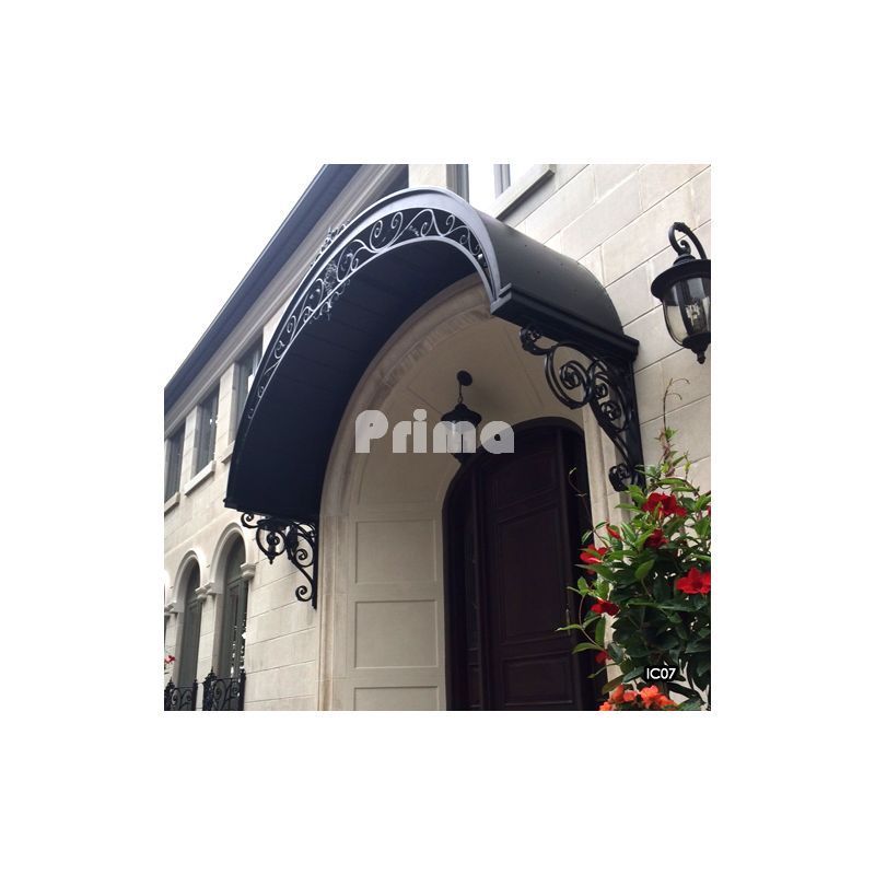 Orient Awning canopy antique style aluminum awning canopy high quality glass wrought iron entry door canopy awning