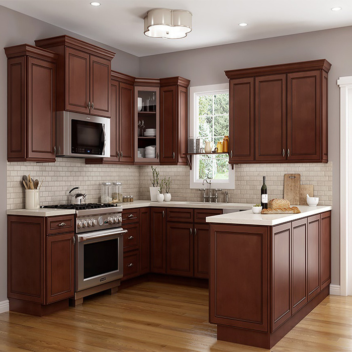 Bamboo kitchen cabinet doors design