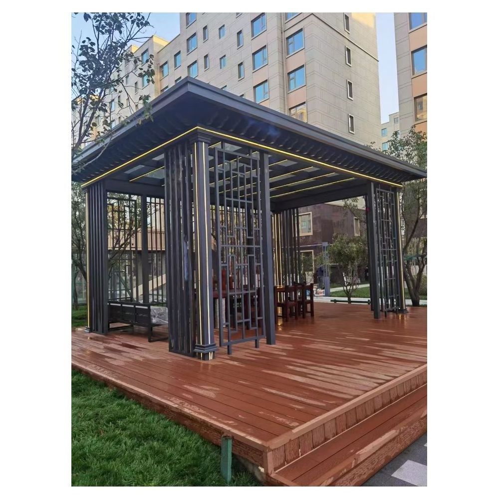 Prima  China Factory Aluminum Motorized Pergola Indoor Louver Aluminum Pergola Aluminum Pergola Canopy