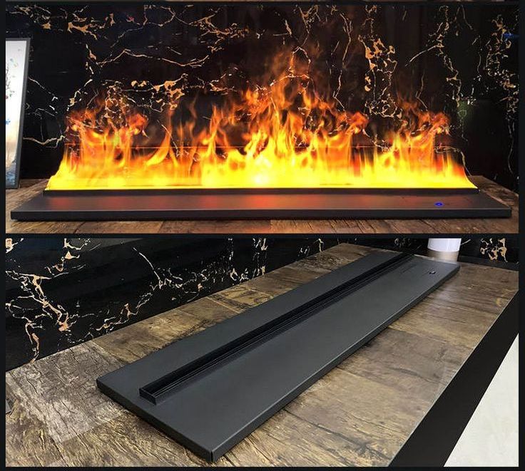 Living Room Indoor Decor 23 inch Realistic Flame Ember Bed Electronic Fireplaces Electric Fireplace