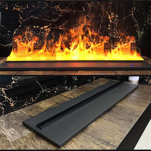 Living Room Indoor Decor 23 inch Realistic Flame Ember Bed Electronic Fireplaces Electric Fireplace