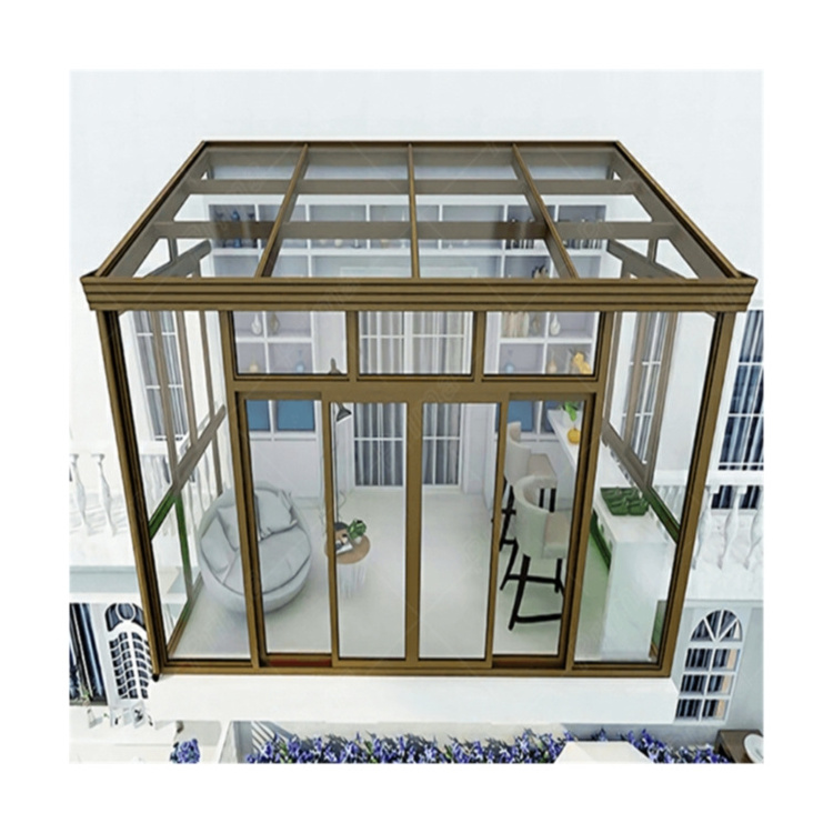 New Products Free Standing Sunroom Hot Sale Customized  Outdoor Glass Room Sunroom   Used Sunroom  Glass Room