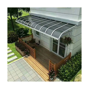 waterproof sunshade R shape balcony cover awning window canopy tent outdoor polycarbonate roofing sheet