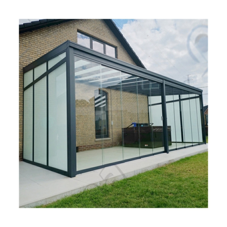 New Products Free Standing Sunroom Hot Sale Customized  Outdoor Glass Room Sunroom   Used Sunroom  Glass Room