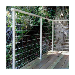 stainless steel diy cable railing post modern simple style wire deck cable railing system