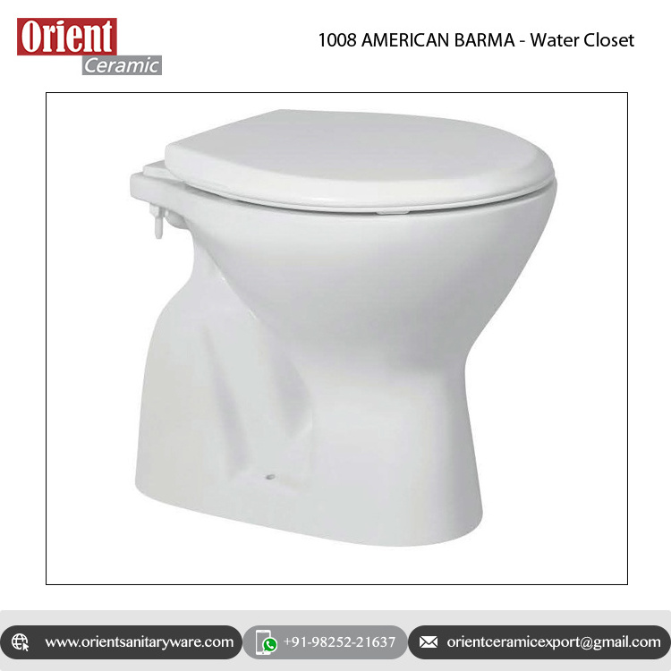 Unique Design Sanitary Ware Commercial Usage White Ceramic Water Closet Bathroom Toilet for Global Buyers