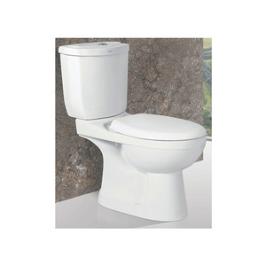 In Depth Experience in Manufacturing Sanitary Ware Two Piece Water Closet White Color 2 Piece WC Toilet Seat Commode