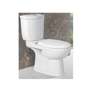 Sale of Modern Style S Trap Sanitary Ware Two Piece Water Closet White Color 2 Piece WC Toilet Seat Commode