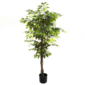 150cm Real touch plastics Moraceae Plants odorless Garden Decor Bonsai artificial Simulated Ficus macrocarpa banyan tree