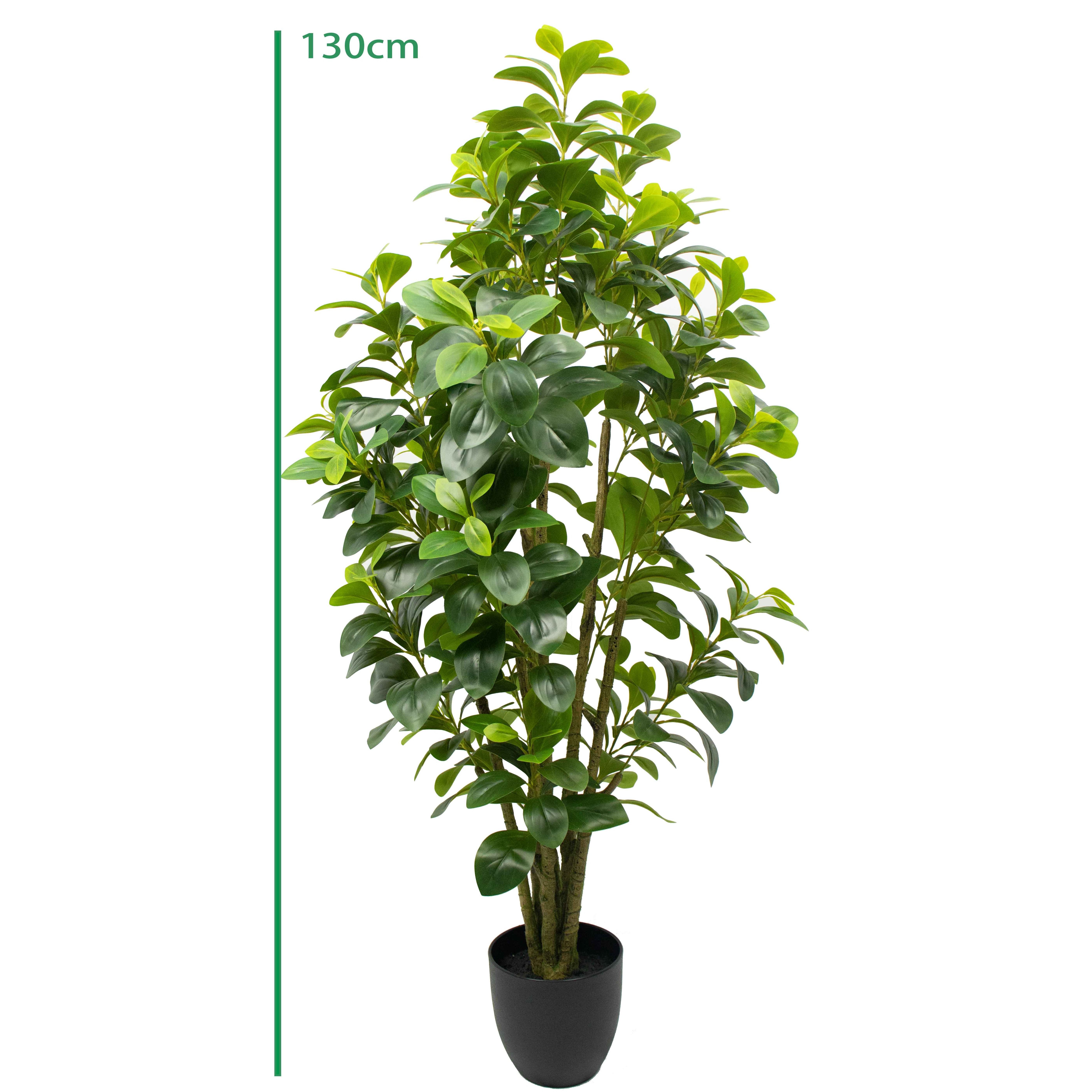 130cm obtusifolia sandersii tetraphylla plastics Plants 495 leaves Ornamental Garden Decor Bonsai artificial peperomia tree