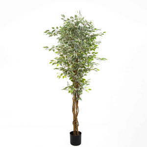 180cm Real touch plastics Moraceae Plants odorless Garden Decor Bonsai artificial Simulated Ficus macrocarpa banyan tree