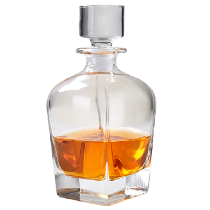 Factory Wholesale Glass Whiskey Vodka wine Bottle With Cork stopper