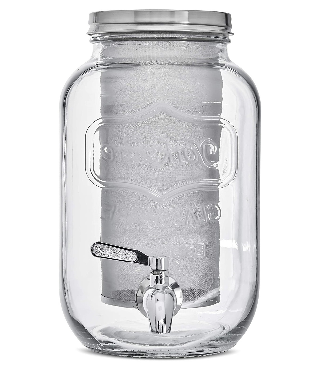 1 Gallon Mason Jars Cold Drip Coffee Beverage Dispenser Cold Brew Coffee Maker With Stainless Steel Filter