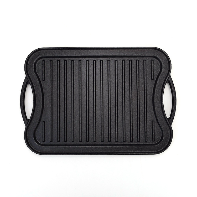 BBQ Grill Cast Iron Cookware Vegetable Oil griddle pan