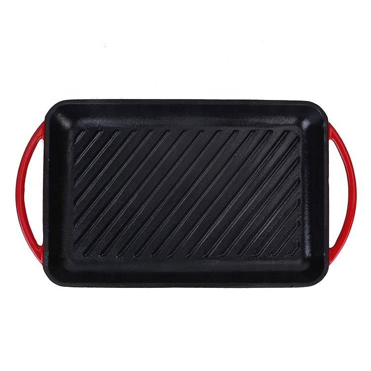 BBQ Grill Cast Iron Cookware Vegetable Oil griddle pan