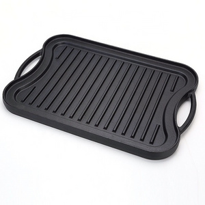 BBQ Grill Cast Iron Cookware Vegetable Oil griddle pan