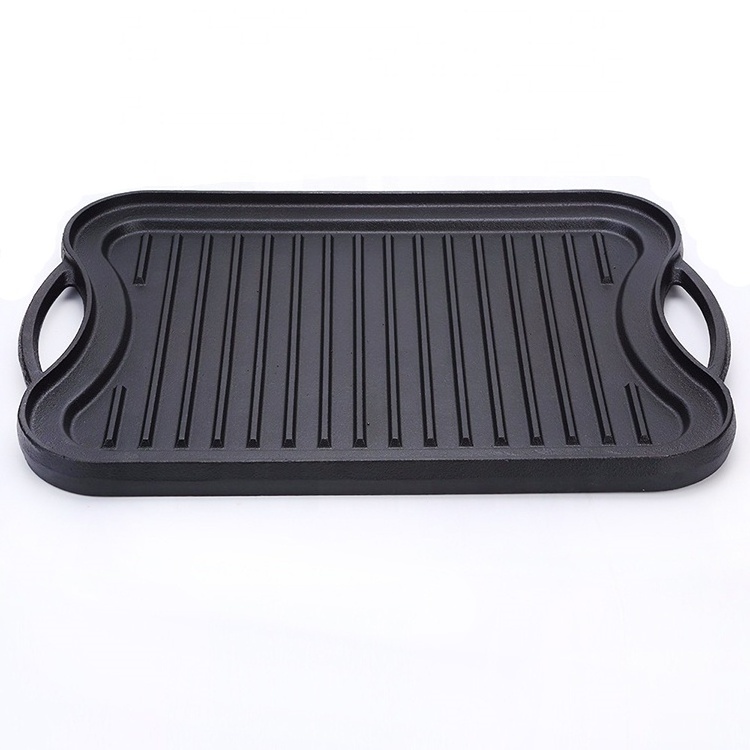 BBQ Grill Cast Iron Cookware Vegetable Oil griddle pan