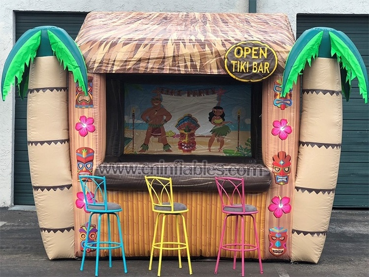 Orient Inflatables portable inflatable tiki pub bar tent