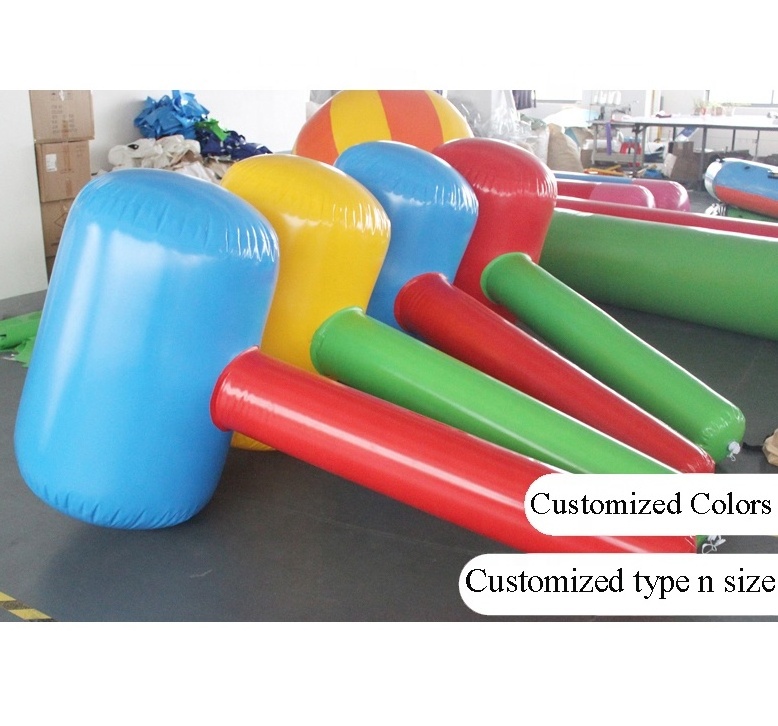 Factory wholesale inflatable hammer model toy for kids n adults