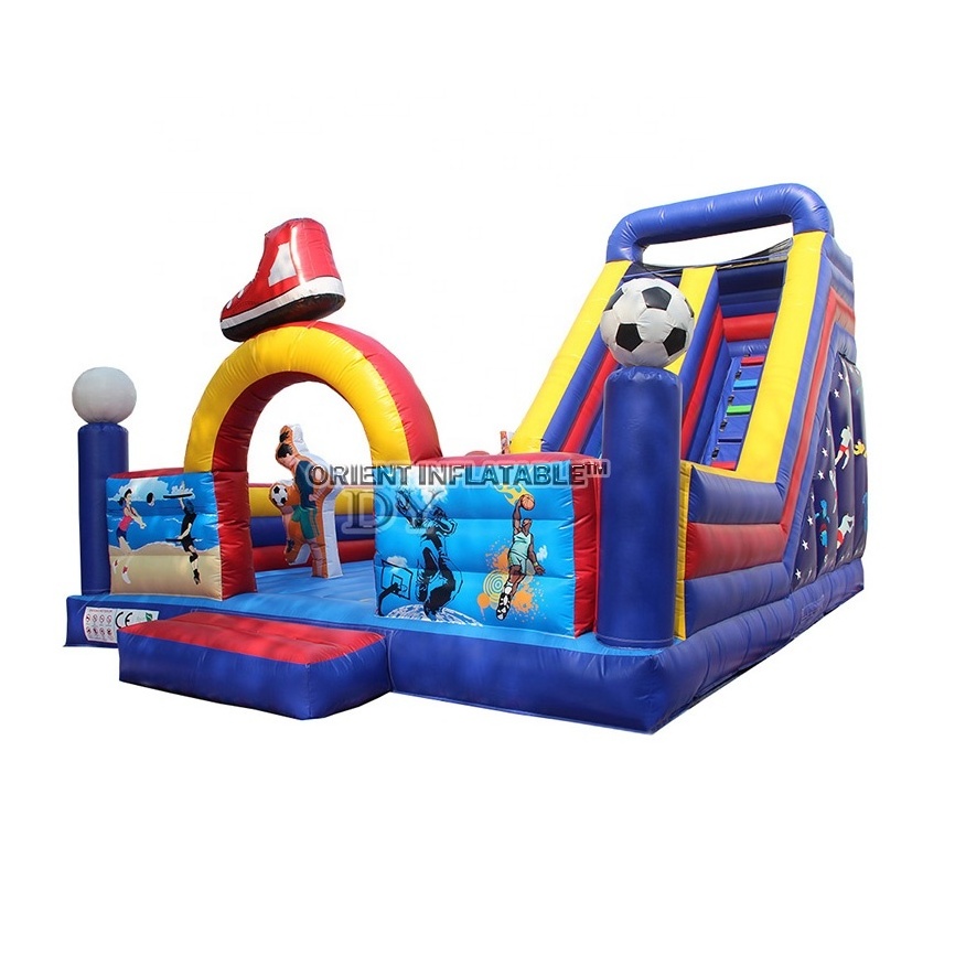 Factory sports event inflatable football | soccer bouncy jumping play land