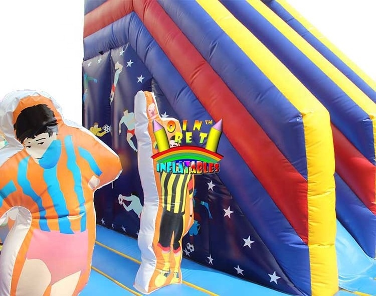 Factory sports event inflatable football | soccer bouncy jumping play land