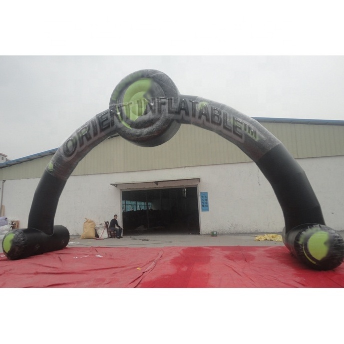 Orient Inflatables Custom Race Sports Circle Inflatable Arch door air soft entrance arch gate with Advertising