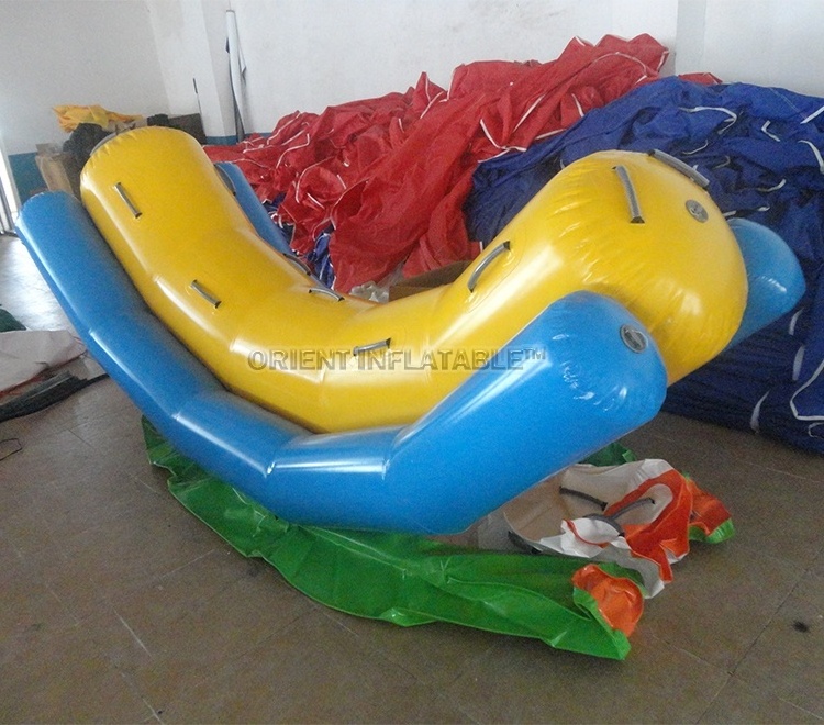 Orient Inflatables water park floating inflatable water totter aqua floating water seesaw