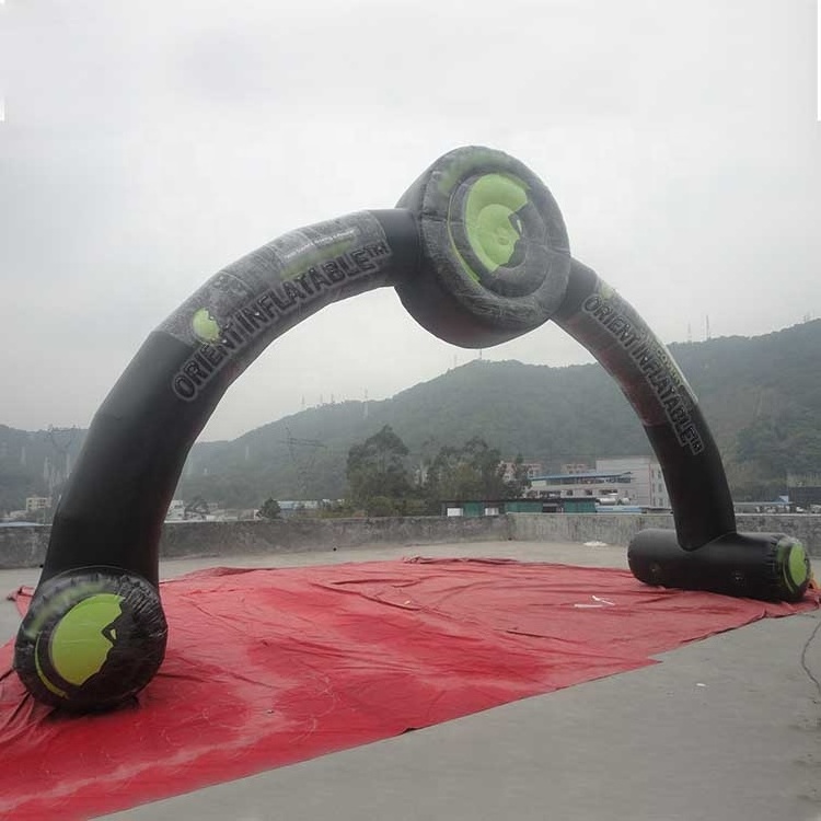 Orient Inflatables Custom Race Sports Circle Inflatable Arch door air soft entrance arch gate with Advertising