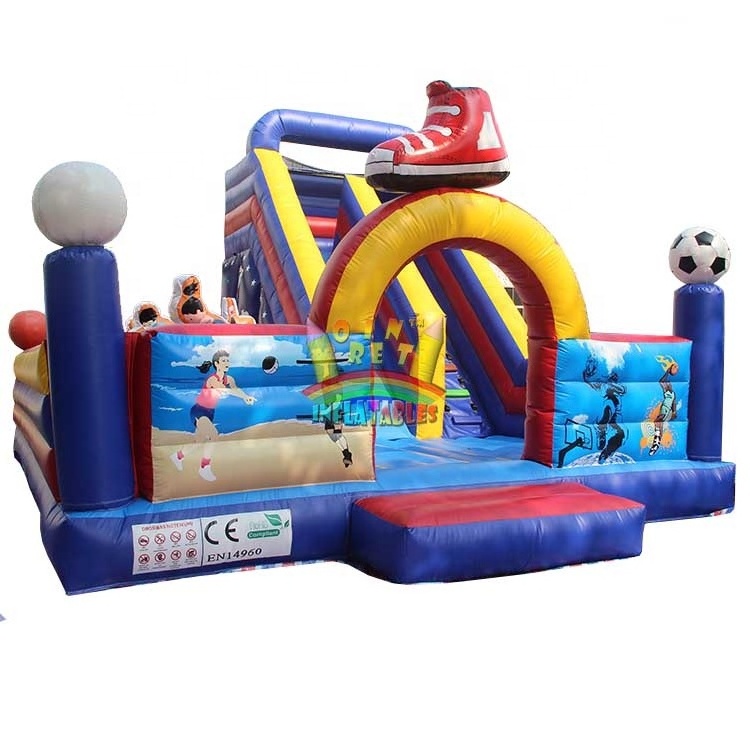 Factory sports event inflatable football | soccer bouncy jumping play land