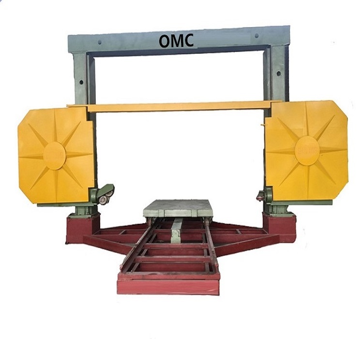 Diamond wire saw CNC granite marble stone block shaped cutting machine