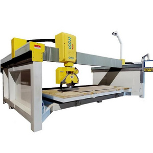 5 axis CNC bridge saw cutting machine for granite marble stone kitchen counter top