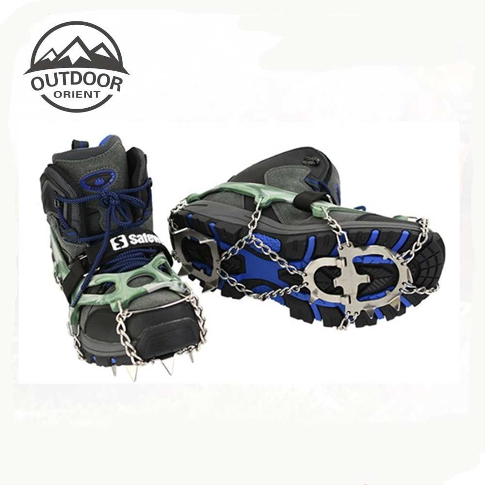 2022 OEM/ODM Outdoor Sports Camping Gear and Accessories Wholesale Ice Anti-slip Stainless Steel Anti-slip Snow Crampons