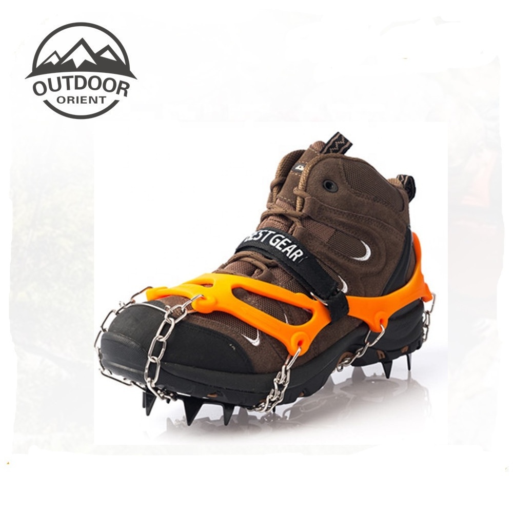 2022 OEM/ODM Outdoor Sports Camping Gear and Accessories Wholesale Ice Anti-slip Stainless Steel Anti-slip Snow Crampons