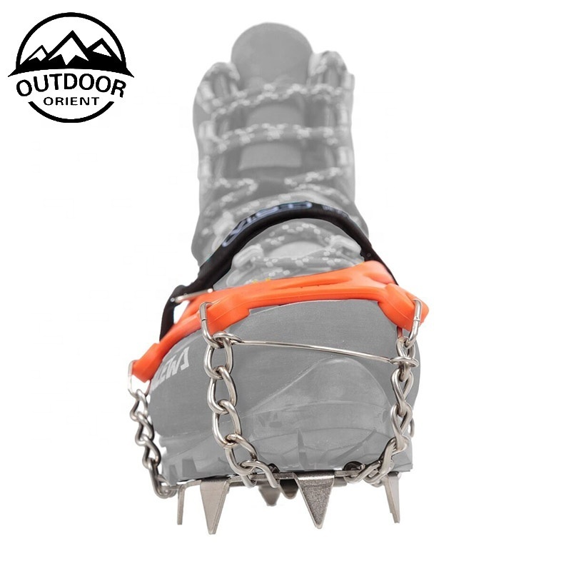 Sports and Outdoors Men Sports Shoes Crampons Ice Cleats Traction Snow Grips for Climbing Mountaineering