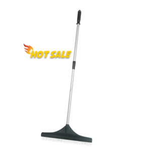 Quick Connection Sturdy Lightweight Telescopic Steel Handle Artificial Grass Carpet Rake Brushes