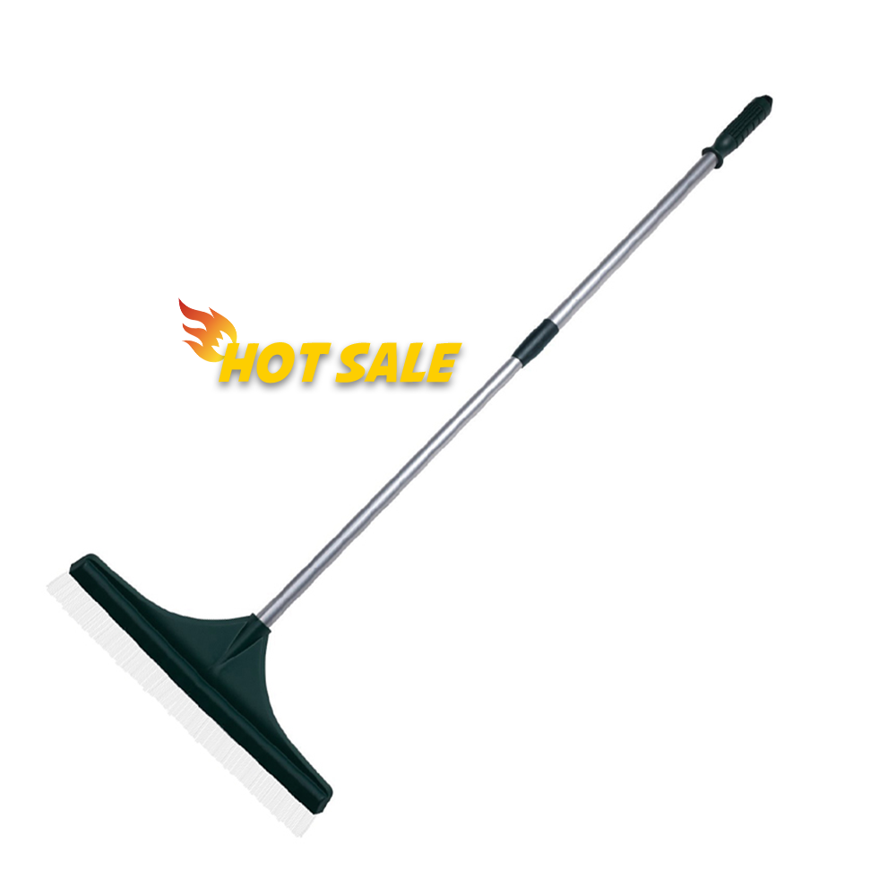 Quick Connection Sturdy Lightweight Telescopic Steel Handle Artificial Grass Carpet Rake Brushes