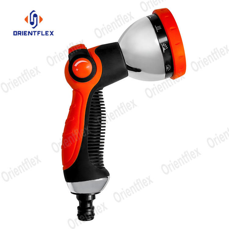 High Pressure Agricultural Garden Irrigation Water Spray Gun 8 Functions Rain Gun Sprinkler Garden Abs Plastic